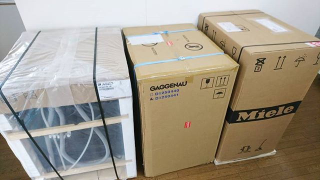 出荷前 待機中の食洗機